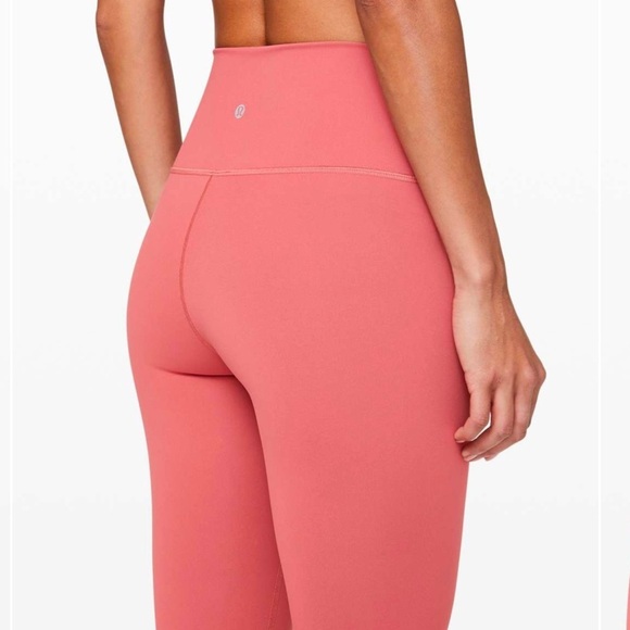 Lululemon Wunder Under High-Rise Tight 25" *Full-On Luxtreme Rustic Coral - Picture 2 of 9